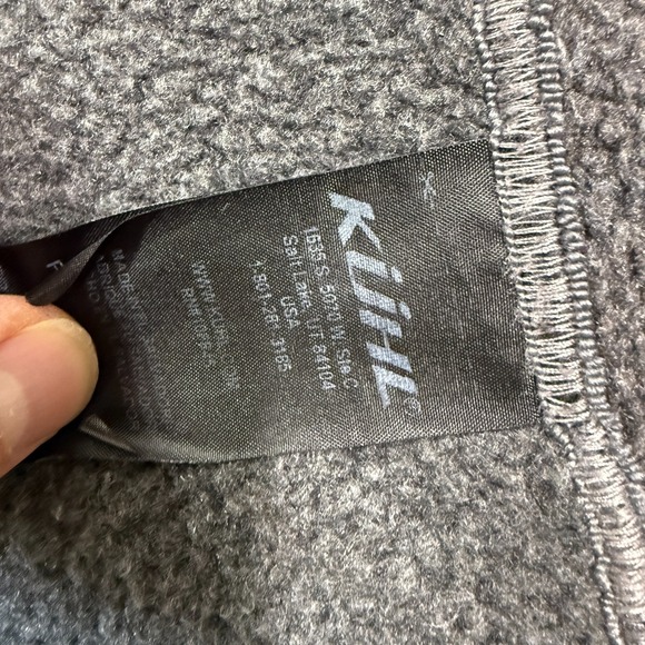 Kuhl Revive Hoodie Womens Large Gray Fleece 4365 Hooded Jacket Full Zip - Picture 6 of 12